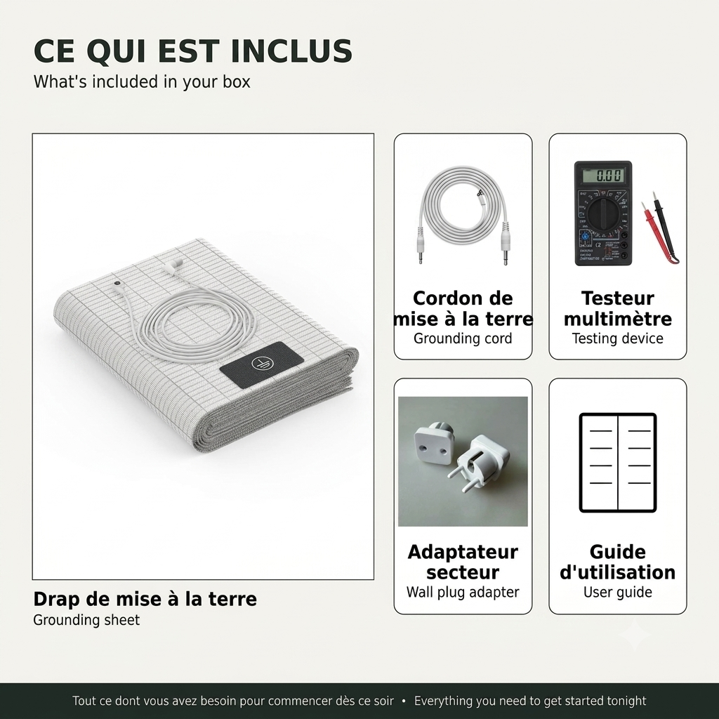 Elyora™ Drap de Mise à la Terre